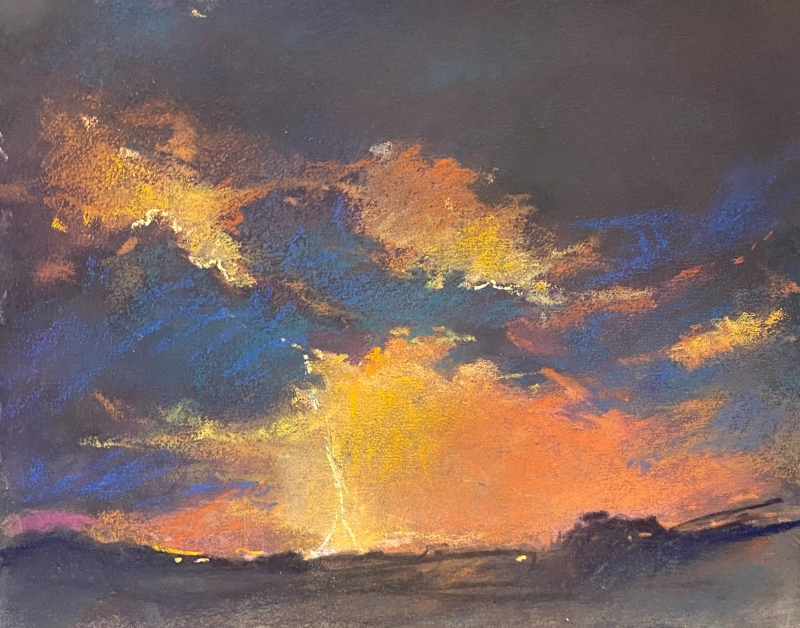 Storm in the Distance by artist Julia Fletcher
